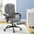 Artiss Executive Office Chair with Fabric Seat, High Back, Footrest, 360° Swivel, Recline, Grey, 120kg Capacity Artiss Executive Office Chair with Fabric Seat, High Back, Footrest, 360° Swivel, Recline, Grey, 120kg Capacity