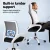 Artiss Mid-Back Mesh Office Chair - Ergonomic, Breathable, Height Adjustable with 360° Swivel & Chrome Base