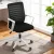 Artiss Ergonomic Mesh Office Chair - Black/White, Lumbar Support, 10cm Height Adjustable, 360° Swivel, Easy Assembly