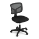 Artiss Ergonomic Armless Office Chair, Black Mesh, 360° Swivel, Height Adjustable, Compact Design for Small Spaces Artiss Ergonomic Armless Office Chair, Black Mesh, 360° Swivel, Height Adjustable, Compact Design for Small Spaces