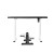 140cm Artiss Electric Standing Desk with Black Desktop and Everfit Mini Pedal Exercise Bike for Home Office Fitness