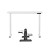 Artiss 120cm Electric Standing Desk with Motorised Height and Under-Desk Exercise Bike for Home Office Fitness