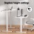 Artiss 120cm Electric Standing Desk with Motorised Height and Under-Desk Exercise Bike for Home Office Fitness