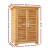 Gardeon Portable Fir Wood Garden Storage Cabinet, 69x43x96cm - Weatherproof with Adjustable Shelf & Asphalt Roof