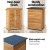 Gardeon Portable Fir Wood Garden Storage Cabinet, 69x43x96cm - Weatherproof with Adjustable Shelf & Asphalt Roof