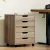 Artiss 5-Drawer Mobile Filing Cabinet, Scratch Beige, 360° Casters, 49x41x62cm, Easy Access, Locking Wheels, 1-Year