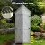 Gardeon Grey Outdoor Storage Cabinet - Weatherproof Fir Wood & PVC Roof, 69x39x182cm, Lockable, 3 Shelves, Easy Assembly