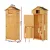 Gardeon Outdoor Wooden Storage Cabinet with Folding Table, Lockable Top, Adjustable Shelves, Hooks & Weatherproof Roof