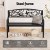 Gardeon 3-Seater Outdoor Bench - Steel Frame, Rust-Resistant, Black, 121cm, Vintage Design, 260kg Capacity