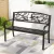 Gardeon Bronze 3-Seater Steel Garden Bench - Vintage Design, Rust-Resistant, Indoor/Outdoor Furniture, 260kg Capacity
