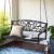 Gardeon Outdoor 2-Seater Swing Chair, Powder-Coated Steel, 200kg Capacity, Black, Easy Assembly, 127x41x50cm, 1-Year