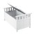 Gardeon 160L White Fir Wood Outdoor Storage Bench Box - Water-Resistant, Insect-Resistant, Indoor/Outdoor Use