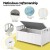 Gardeon 160L White Fir Wood Outdoor Storage Bench Box - Water-Resistant, Insect-Resistant, Indoor/Outdoor Use