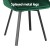 Artiss Sam Dining Chairs Set of 2 - Green Velvet, Swivel Base, Splayed Metal Legs, Easy Assembly, 150kg Capacity