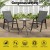 Gardeon 2PC Grey Outdoor Stackable Dining Chairs - Durable Steel Frame, Weather-Resistant, Easy Clean, 150kg Capacity