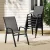 Gardeon 6PC Grey Outdoor Stackable Dining Chairs, Steel Frame & Textilene Fabric, Weather-Resistant, 150kg Capacity