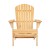 Gardeon Adirondack Wooden Beach Chair - Hemlock Wood, Foldable Patio Furniture, Large Armrests, Easy Assembly