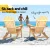 Gardeon Adirondack Wooden Beach Chair - Hemlock Wood, Foldable Patio Furniture, Large Armrests, Easy Assembly