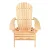 Gardeon Adirondack Outdoor Chairs Set of 2, Foldable Fir Wood Patio Furniture with Wide Armrests, Natural Finish