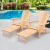 Gardeon 2PC Adirondack Outdoor Chairs & Ottoman Set, Hemlock Wood, Foldable Patio Furniture for Garden, 150kg Capacity