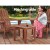Gardeon Wooden Coffee Side Table: Weather-Resistant, 44.5cm Brown Fir Wood, Perfect for Outdoor Patio & Garden Use