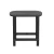 Gardeon Black Outdoor Coffee Side Table - Weatherproof HDPE, 91kg Capacity, 47.5cm Height, Water-Draining Design