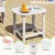 Gardeon White HDPE Outdoor Side Table: Weatherproof, 91kg Capacity, 47.5cm Height, Ideal for Patio & Garden Use