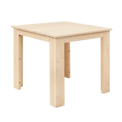 Gardeon Hemlock Wood Coffee Side Table - 44.6x44.6x40.5cm, Eco-Friendly, Indoor/Outdoor, Sturdy, Easy Assembly