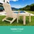 Gardeon Hemlock Wood Coffee Side Table - 44.6x44.6x40.5cm, Eco-Friendly, Indoor/Outdoor, Sturdy, Easy Assembly