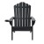 Gardeon Outdoor Black Adirondack Chair HDPE 80x90x94cm, Weather-Resistant, Cup Holder, 170kg Patio Lounge Gardeon Outdoor Black Adirondack Chair HDPE 80x90x94cm, Weather-Resistant, Cup Holder, 170kg Patio Lounge