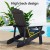 Gardeon Outdoor Black Adirondack Chair HDPE 80x90x94cm, Weather-Resistant, Cup Holder, 170kg Patio Lounge Gardeon Outdoor Black Adirondack Chair HDPE 80x90x94cm, Weather-Resistant, Cup Holder, 170kg Patio Lounge
