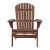 Gardeon Adirondack Wooden Foldable Beach Chair, Brown - Eco-Friendly, High Back, Wide Armrests, Canadian Fir Wood