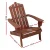 Gardeon Adirondack Outdoor Wooden Beach Chair - Brown, Fir Wood, 150kg Capacity, UV & Weather-Resistant, 73x82x86cm