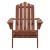 Gardeon Adirondack Outdoor Wooden Beach Chair - Brown, Fir Wood, 150kg Capacity, UV & Weather-Resistant, 73x82x86cm