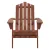 Gardeon Adirondack Outdoor Wooden Beach Chair - Brown, Fir Wood, 150kg Capacity, UV & Weather-Resistant, 73x82x86cm
