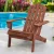 Gardeon Adirondack Outdoor Wooden Beach Chair - Brown, Fir Wood, 150kg Capacity, UV & Weather-Resistant, 73x82x86cm