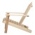 Gardeon 3PC Adirondack Chair Set: Fir Wood, Eco-Friendly Finish, High Back, Wide Armrests, 2 Chairs & Side Table Set
