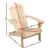 Gardeon Adirondack Wooden Beach Chair, Fir Wood, Eco-Friendly, UV-Resistant, 150kg Capacity, 52x82x86cm, Patio Furniture