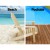 Gardeon Adirondack Wooden Beach Chair, Fir Wood, Eco-Friendly, UV-Resistant, 150kg Capacity, 52x82x86cm, Patio Furniture