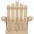 Gardeon Adirondack Wooden Beach Chair, Fir Wood, Eco-Friendly, UV-Resistant, 150kg Capacity, 52x82x86cm, Patio Furniture