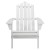 Gardeon White Adirondack Outdoor Chair - Eco-Friendly Fir Wood, 150kg Capacity, UV-Resistant, Wide Armrests, 52x82x86cm
