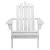 Gardeon White Adirondack Outdoor Chair - Eco-Friendly Fir Wood, 150kg Capacity, UV-Resistant, Wide Armrests, 52x82x86cm