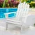 Gardeon White Adirondack Outdoor Chair - Eco-Friendly Fir Wood, 150kg Capacity, UV-Resistant, Wide Armrests, 52x82x86cm
