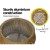 Gardeon 2-in-1 Wicker Coffee Side Table & Pet Bed, Yellow, 51cm Aluminium Frame, Indoor/Outdoor, Weather-Resistant