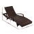 Gardeon 2PC Outdoor Sun Lounge Set - Adjustable Wicker Loungers with Cushions, UV-Resistant, 190cm, Brown/Beige