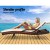 Gardeon 2PC Outdoor Sun Lounge Set - Adjustable Wicker Loungers with Cushions, UV-Resistant, 190cm, Brown/Beige