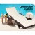 Gardeon 2PC Outdoor Sun Lounge Set - Adjustable Wicker Loungers with Cushions, UV-Resistant, 190cm, Brown/Beige