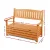 Gardeon 2-Seater Wooden Outdoor Storage Bench – Fir Wood, 114.5x45x88cm, Natural Finish, Sturdy, Easy Assembly