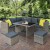 Gardeon Outdoor Dining Set: Aluminium Frame, PE Wicker, UV & Weather Resistant, 5mm Glass, Cushions, Grey 9-Seater Gardeon Outdoor Dining Set: Aluminium Frame, PE Wicker, UV & Weather Resistant, 5mm Glass, Cushions, Grey 9-Seater