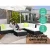 Gardeon 2PC Outdoor Furniture Sofa Set – Wicker Rattan Lounge Chairs with 8cm Cushions, UV-Resistant, Waterproof Covers